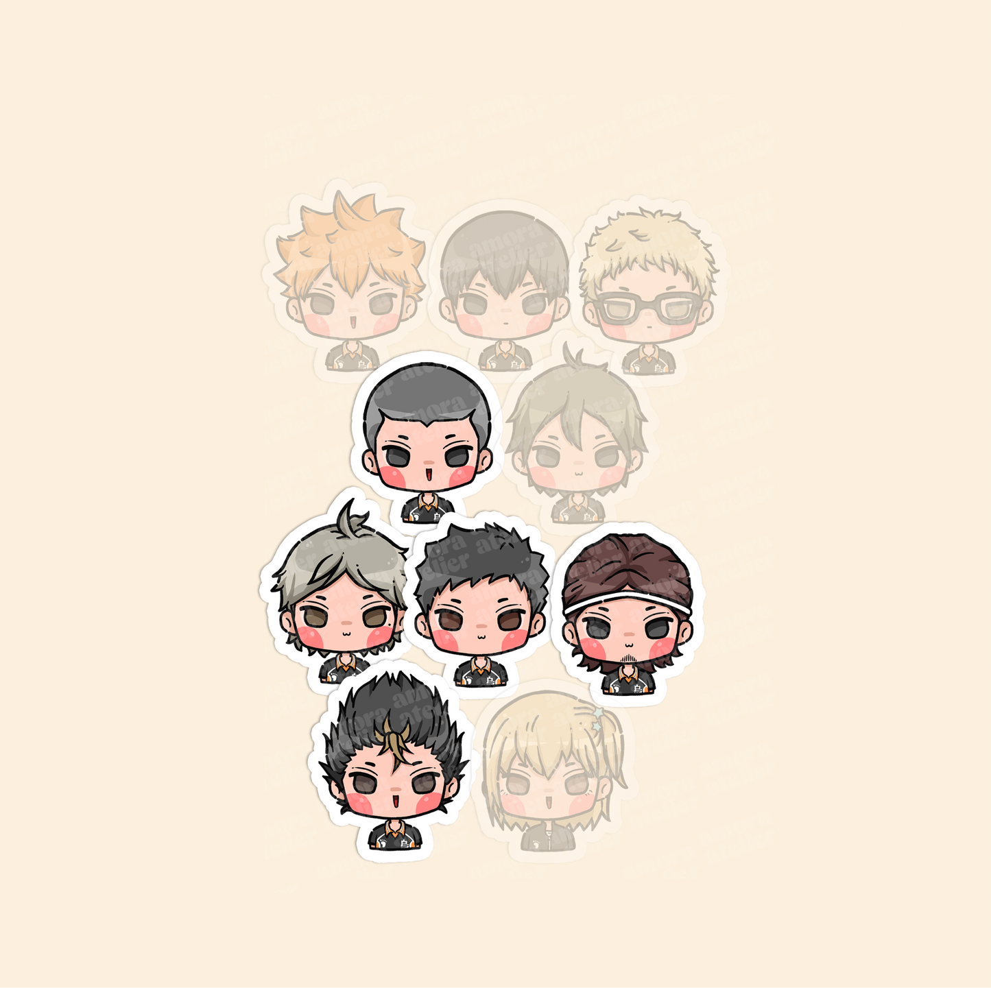 Sticker Pack | Haikyu!! Team Karasuno Laptop Stickers | No. 2