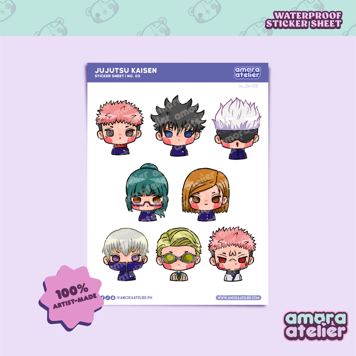 Sticker Sheet | Jujutsu Kaisen | No. 2