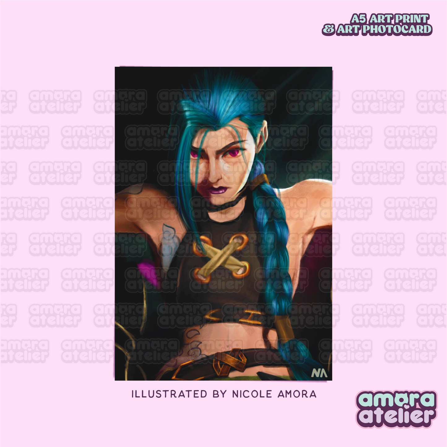 Art Print & Photocard | Arcane - Jinx