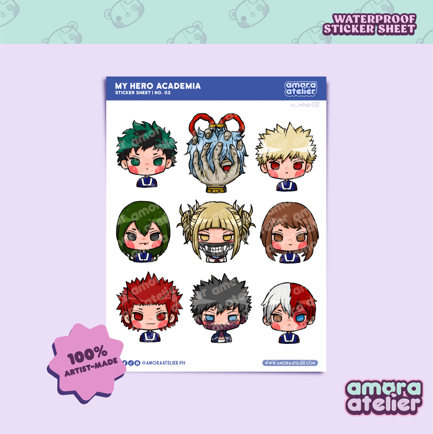 Sticker Sheet | My Hero Academia | No. 2