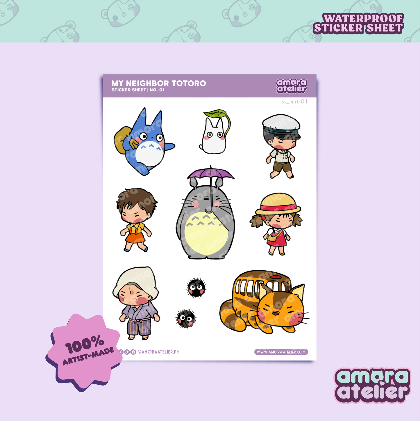 Sticker Sheet | My Neighbor Totoro | No. 1