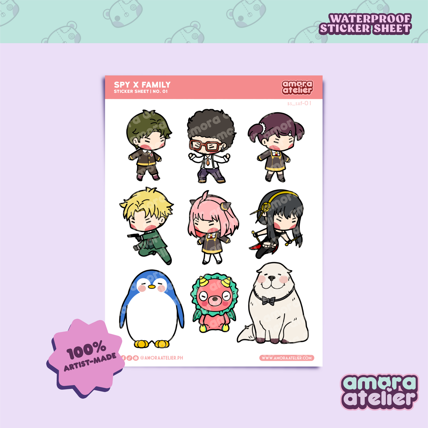 Sticker Sheet | Spy x Family | No. 1