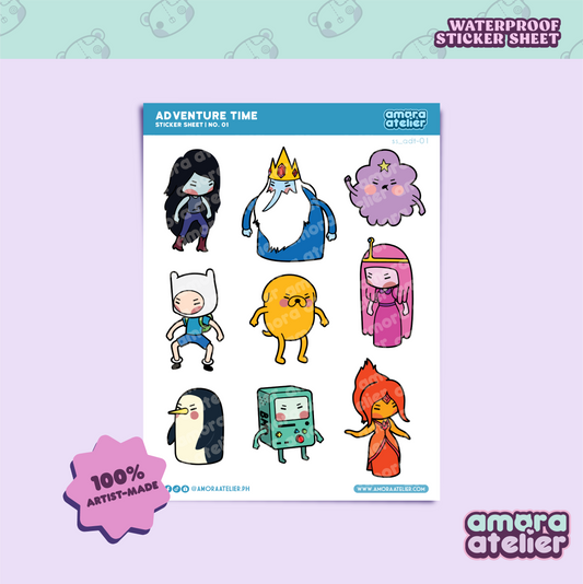 Sticker Sheet | Adventure Time | No. 1