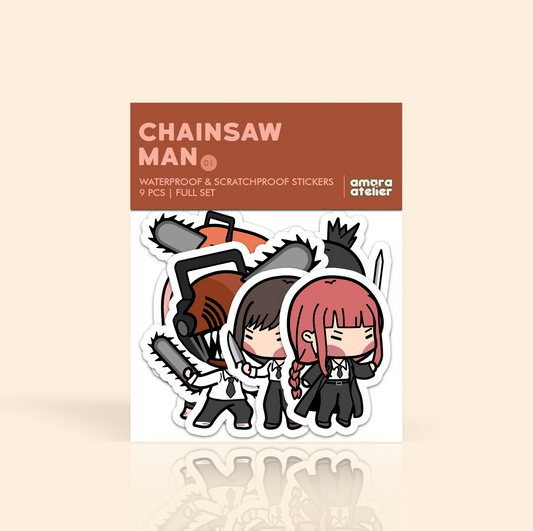Sticker Pack | Chainsaw Man Laptop Stickers | No. 1