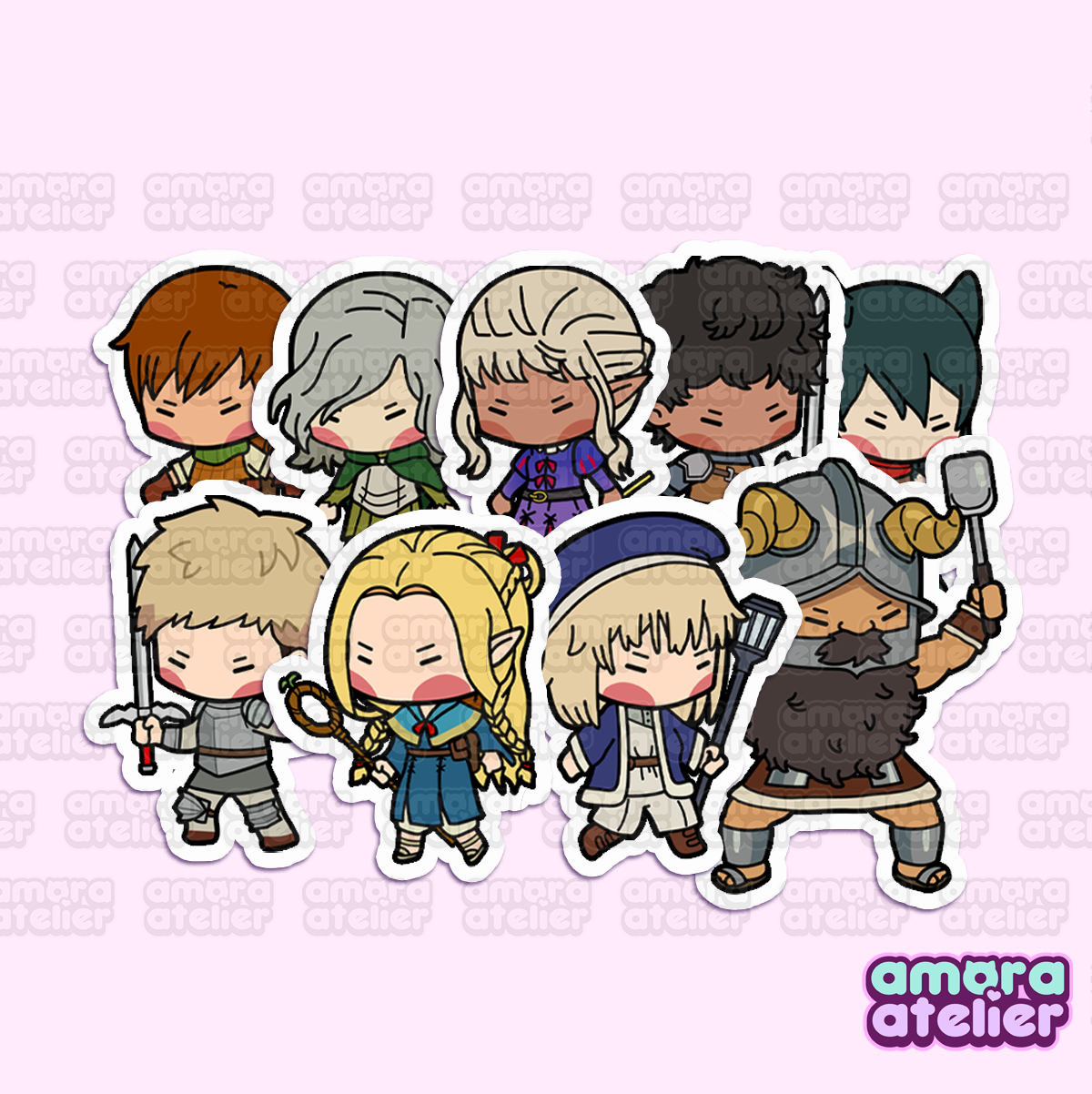 Sticker Pack | Dungeon Meshi Delicious in Dungeon | No. 1