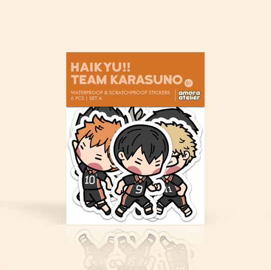 Sticker Pack | Haikyu!! Team Karasuno Laptop Stickers | No. 1
