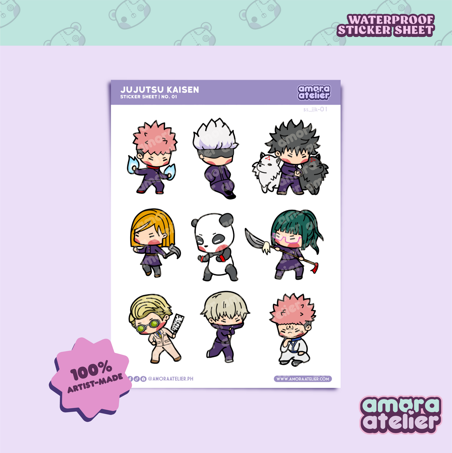 Sticker Sheet | Jujutsu Kaisen | No. 1