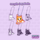 Acrylic Keychain | Kitty Butts | Amora Atelier Original