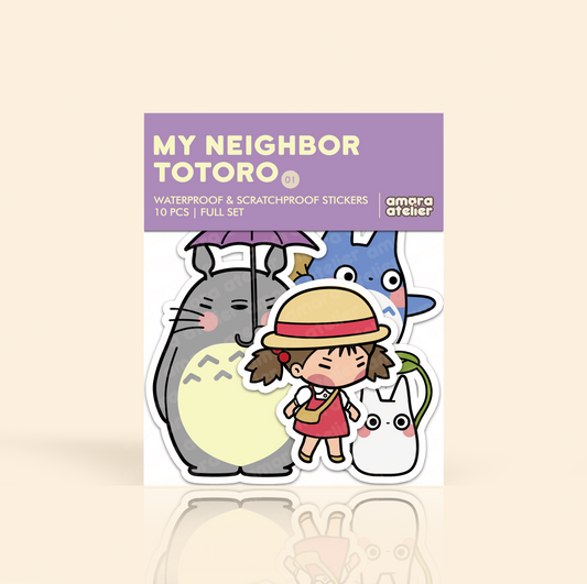 Sticker Pack | My Neighbor Totoro Laptop Stickers | No. 1
