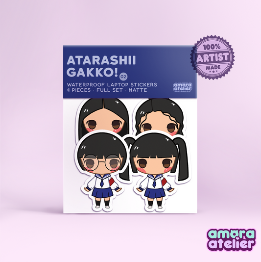 Sticker Pack | Atarashii Gakko Laptop Stickers | No. 2