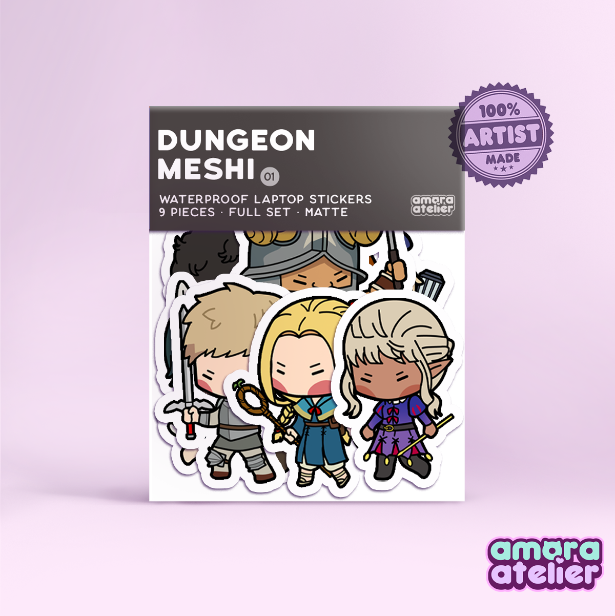 Sticker Pack | Dungeon Meshi Delicious in Dungeon | No. 1