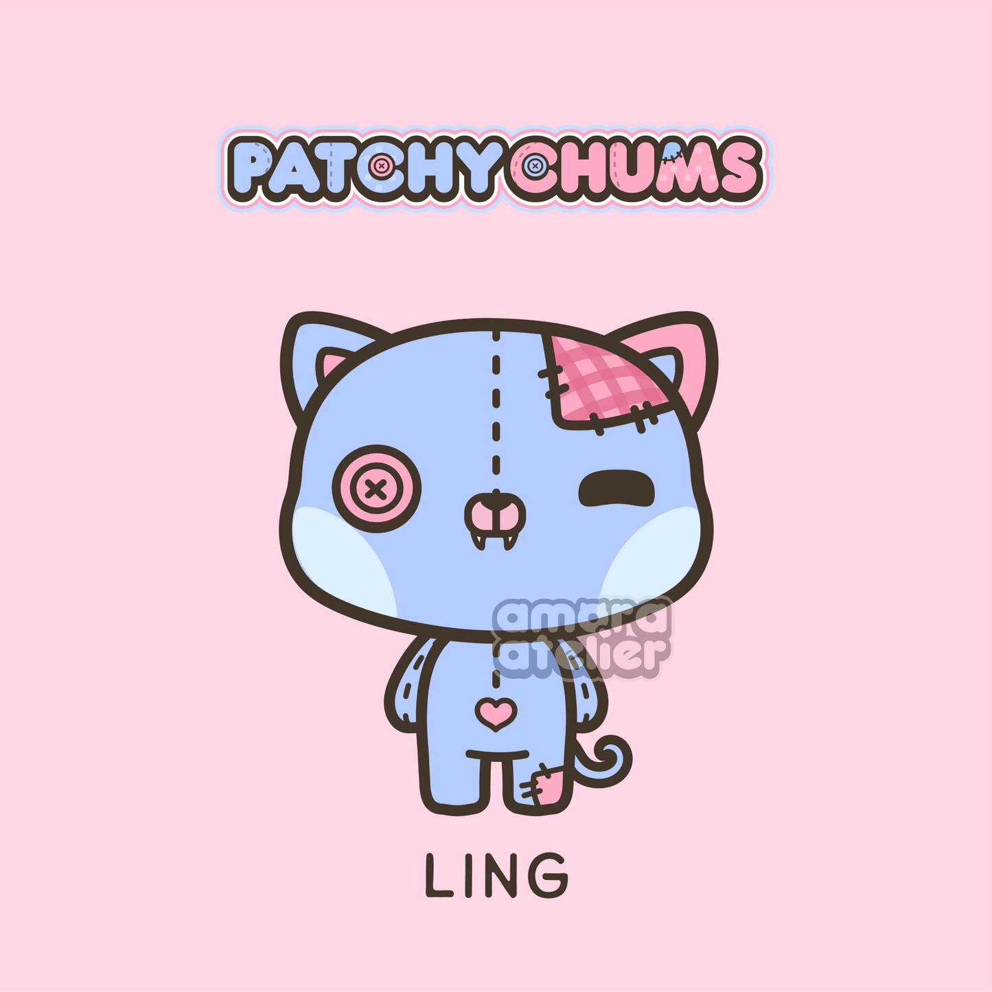 Sticker Pack | Patchy Chums | Amora Atelier Originals