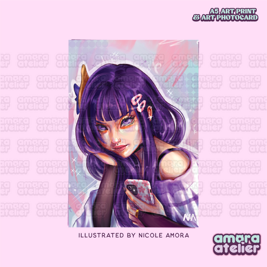 Art Print & Photocard | Raiden Shogun