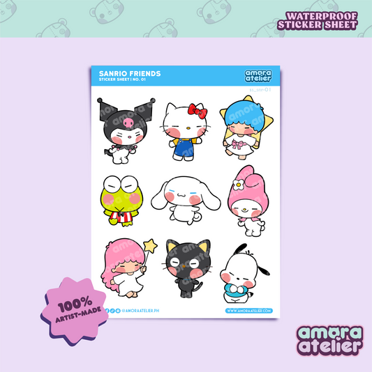 Sticker Sheet | Sanrio Friends | No. 1