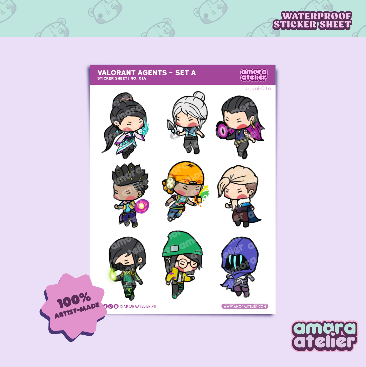 Sticker Sheet | Valorant Agents | No. 1