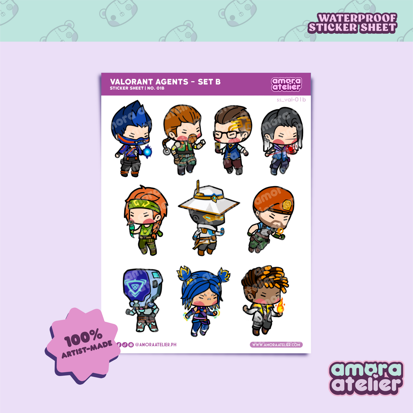 Sticker Sheet | Valorant Agents | No. 1