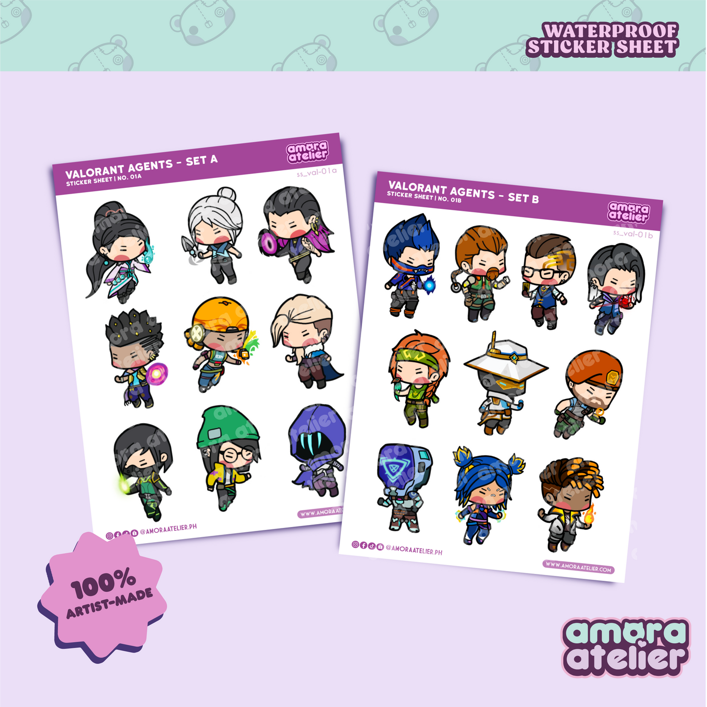Sticker Sheet | Valorant Agents | No. 1