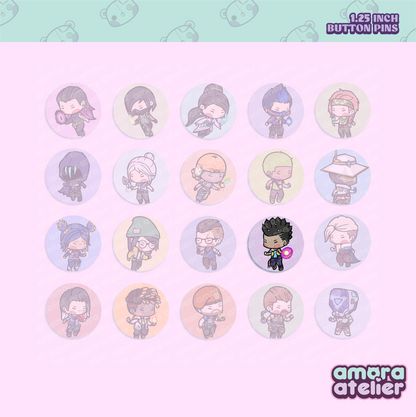 Button Pin | Valorant Agents