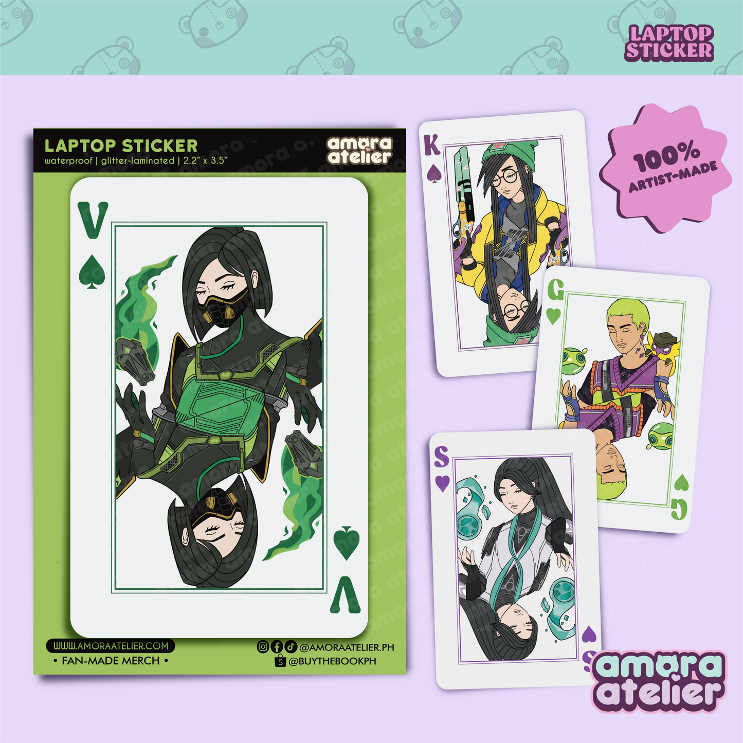 Individual Sticker | Valorant Poker Card