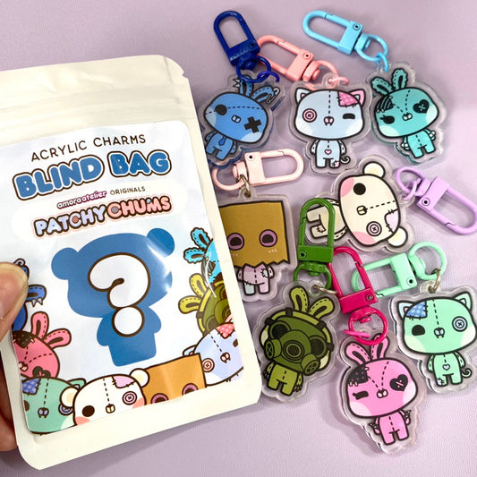 Patchy Chums Blind Bag | Acrylic Charm | Amora Atelier Originals